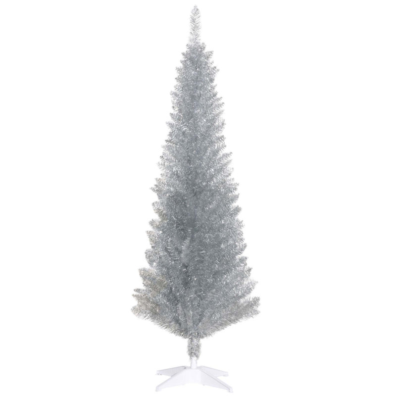 Arbre de Noël artificiel 5 pi avec 294 branches réalistes et support en plastique durable pour une installation et un rangement faciles