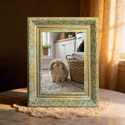 8" x 10" Antique Gold 1PC Elegant Picture Frame for Wall and Tabletop Display