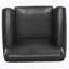 Canapé 1 place confortable et élégant avec coussin amovible et décoration élégante, parfait pour divers décors