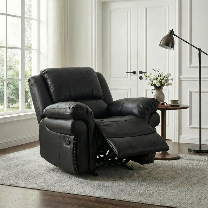 Fauteuil inclinable manuel 39 po Classic, Noir