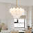 Modern-8 Light Dimmable Gold Crystal Chandelier