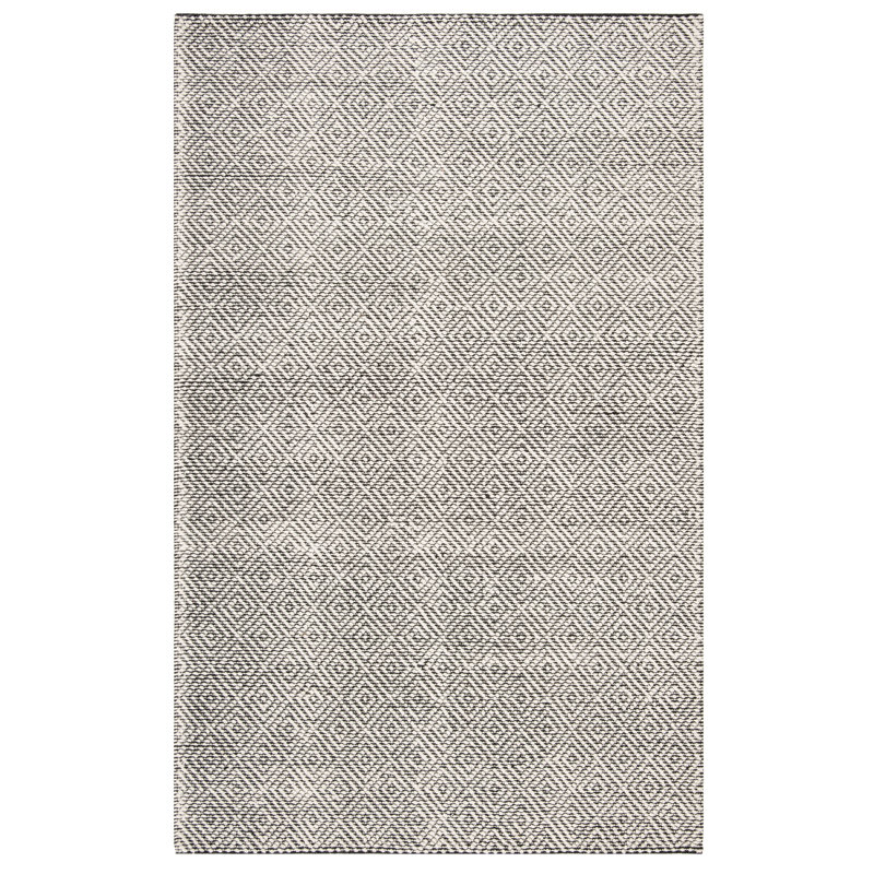 Tapis noir / crème en laine tissé à la main Laurean Ralph Lauren Eleanora, Rectangulaire 3 pi x 5 pi