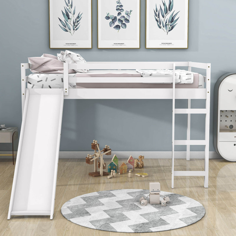 Fairall Kids Full Loft Bed, White