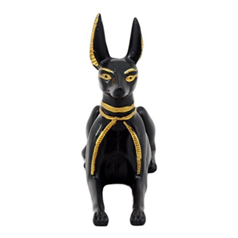 Figurine de dieu égyptien Anubis Crossal