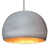 Gris mat / laiton