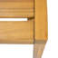 Ensemble repas d'extérieur 7 pièces en bois d'acacia avec table rectangulaire, teck