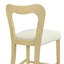 Ensemble de 2 tabourets de comptoir sans accoudoirs (frêne clair + beige)-899965619-899965618