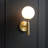 Jeannelle Glass Armed Sconce