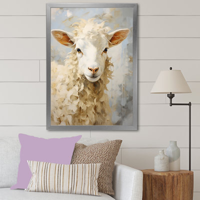 Sheep Portrait - Farm Canvas Prints