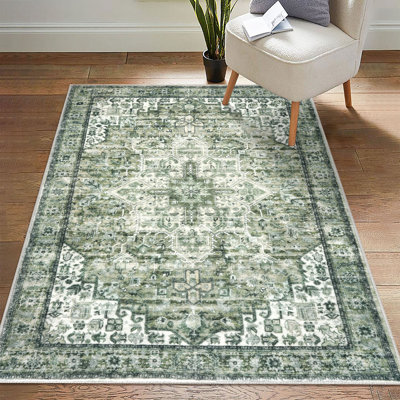 Washable Oriental Indoor Rug