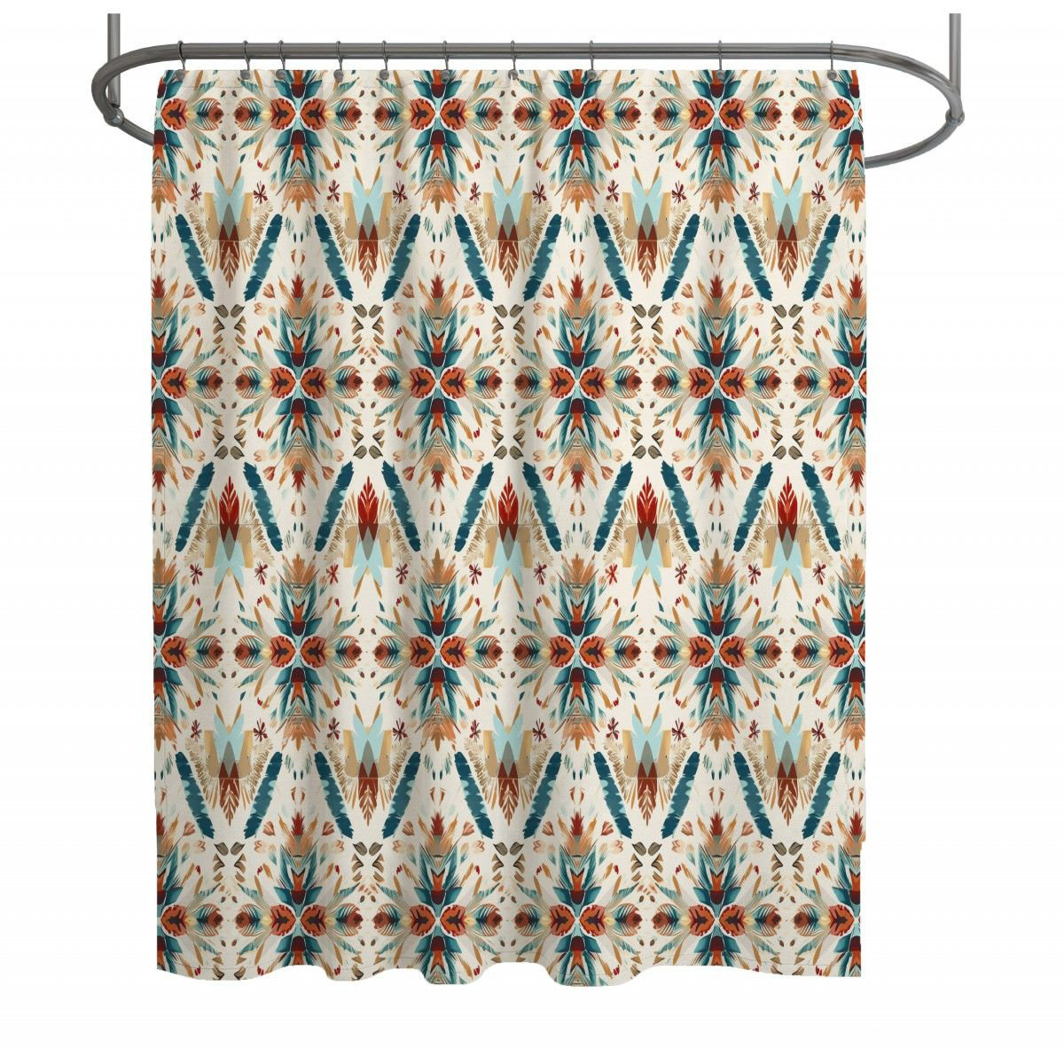 East Urban Home Bohemian Shower Curtain - Eclectic Bathroom Decor ...