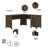 Ozro L-Shape Credenza Desk with Hutch-393286540