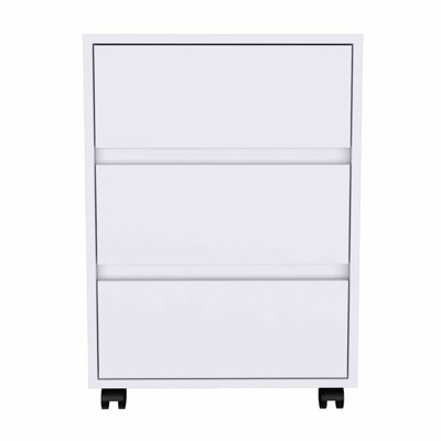 Asimina 18" Three Drawer Rolling Cabinet