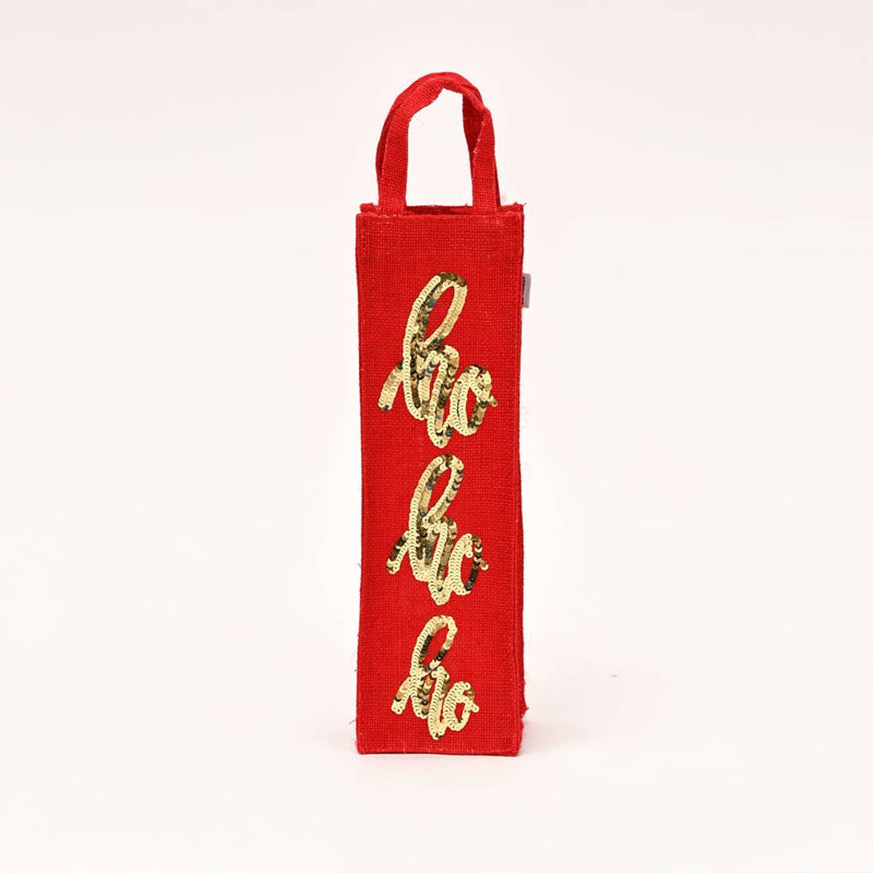 Sac-cadeau de Noël avec paillettes