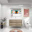 Ensemble de meuble-lavabo mural simple l 48 po-1025185716