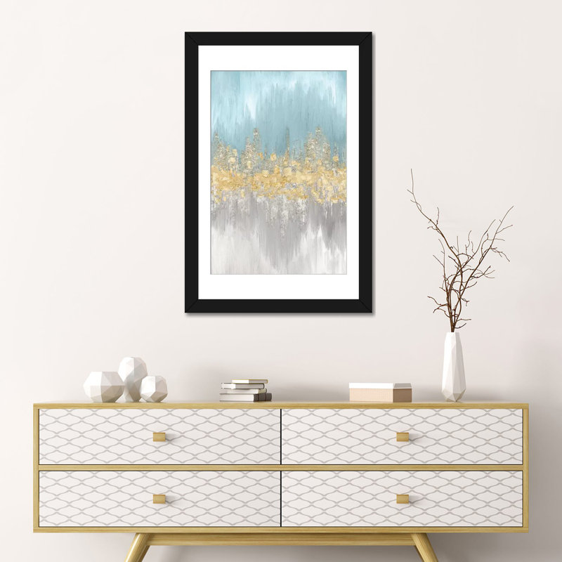 « neutral wave lengths ii », impression sur toile, H 24 po x l 16 po x P 1 po, Papier d'art encadré noir, Blanc