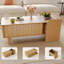 Table basse extensible avec table d'appoint