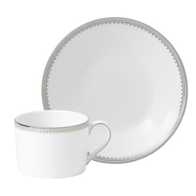 Vera Wang Grosgrain 7.1floz Teacup & Saucer