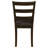 Burget 5-piece Rectangular Dining Table Set Cappuccino