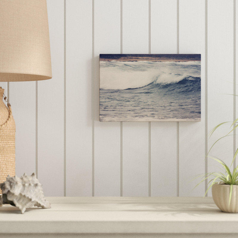 Ocean Wave 1 by Sylvia Coomes - Photograph Print, 20cm H x 30cm W, Wrapped Canvas