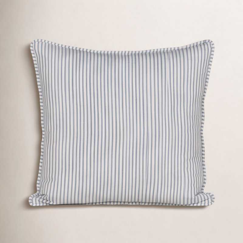Edan Nolhan Concorde Pillow, Square 20"H x 20"W, Blue, Feather