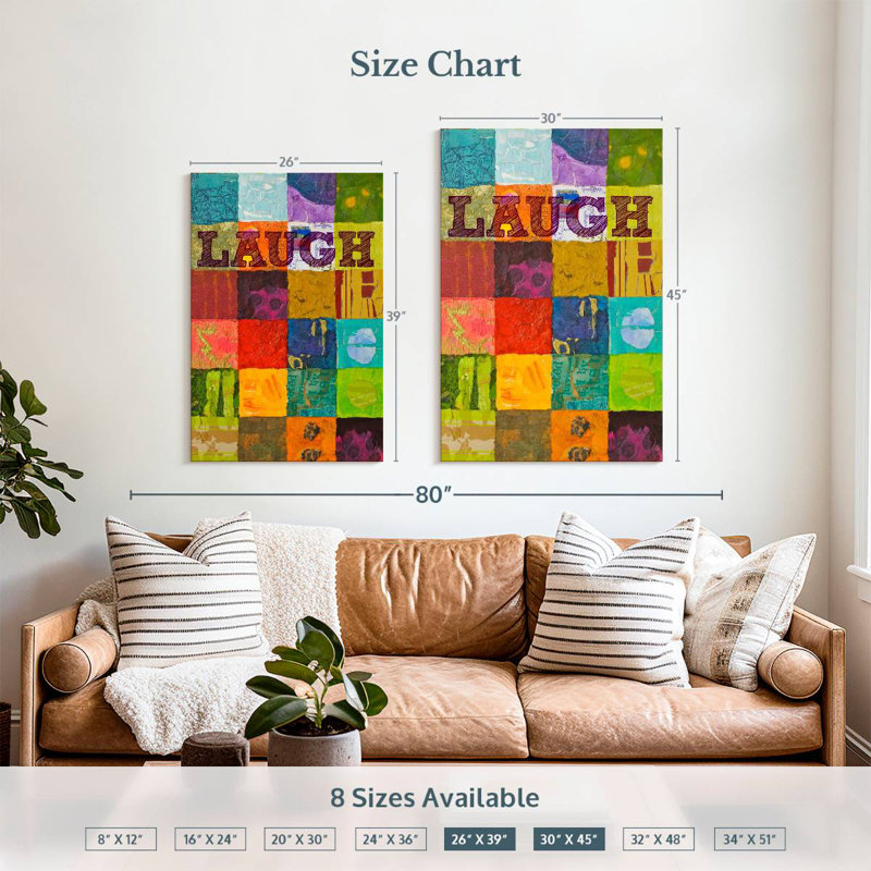 Ashelle Laugh Patchwork, H 39 po x l 26 po