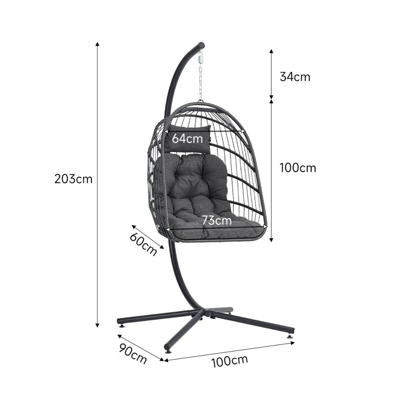 Kohr Egg Chair with Stand