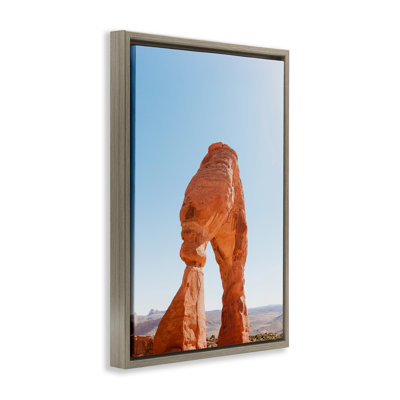 Cadre flottant Natural Desert Archway, design par Jade Sharp Photo