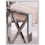Repose-pieds Ellison Velveteen - Champagne avec chrome