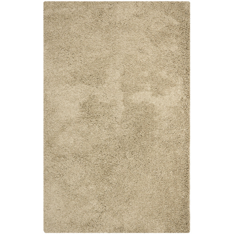 Assar Handmade Tufted Brown Rug, Rectangle 2'6" x 3'1"