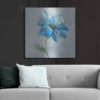 Winston Porter «Floral Bloom 1 V2» par Danhui Nai, art mural en métal
