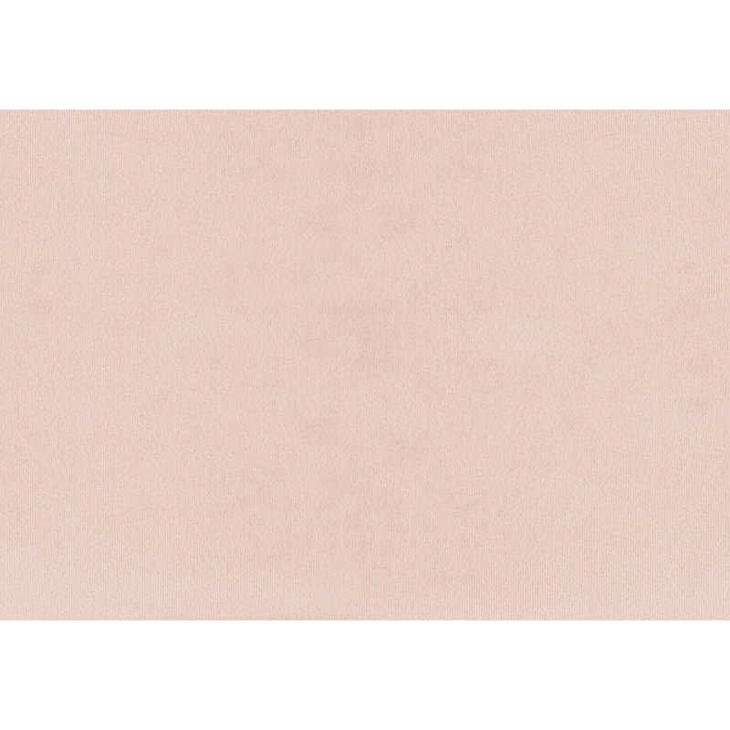 Lit simple, revêtu de velours rose pour chambre de jeunes, cadre de lit au design moderne, décor de chambre de style transitionnel