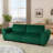 Elegant Corduroy 3-Seater Convertible Sleeper Sofa With Hidden Storage – A Versatile Addition To Your Home Decor-694243768