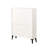 Particleboard Shoe Cabinet With Ample Storage For Home - White Functional Living Room Cubic Space