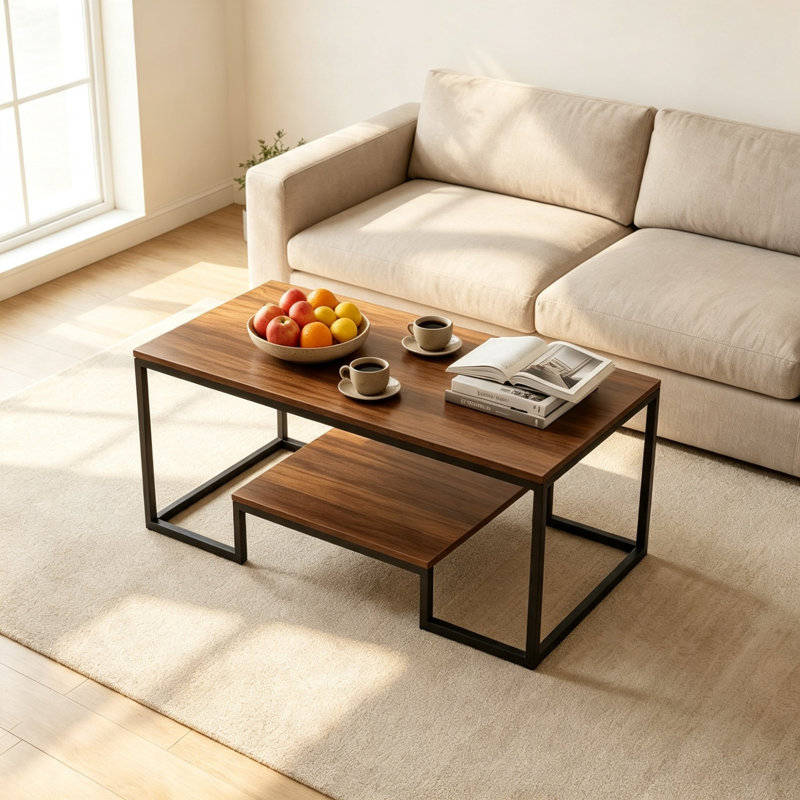 Coffee Table, Brown, Brown, Brown