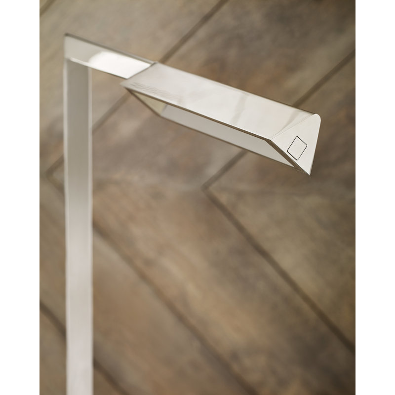Sean Lavin Dessau Floor Lamp, Polished Nickel, 38"