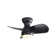 23 Inch Mini LED Ceiling Fan with 3 ABS Blades, Remote Control, DC Motor, Timer