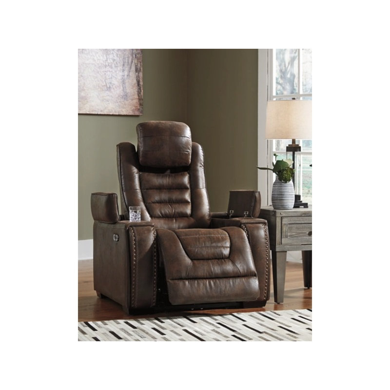 Fauteuil inclinable en simili cuir Nagina