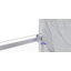Porte de douche coulissante double demi-cadre l 56 à 60 po x H 74 po, noir mat, verre trempé transparent 1/4 po