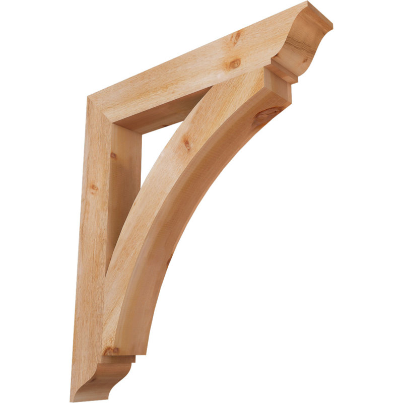 Support traditionnel Thorton, H 46 po x l 6 po x P 34 po, Cèdre rouge