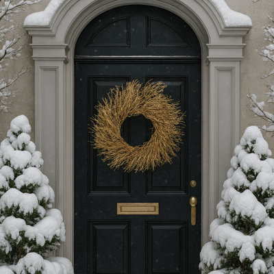 Handcrafted Dried Twig 22'' Wreath