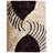 Heller Abstract HAND TUFTED SHAG POLYESTER ECO-FRIENDLY AREA RUGS, Beige Brown Color, Contemporary Design-633247690