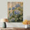 Hortensias dans la brise d'été II - Art mural en bois d'hortensias - sur bois de pin naturel