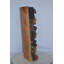 Statue totem indien en bois - Taille: L 8 po x l 10 po x H 30 po.