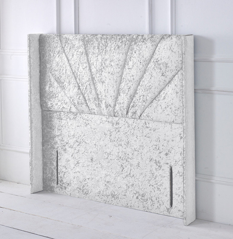 Upholstered Headboard, Single (3'), White