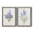 Toile avec cadre gris