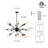 Kaspar 18 - Light Sputnik Sphere Chandelier-765743065