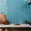 Emery 2x8 Handmade Crackled Glossy Terracotta Subway Tile