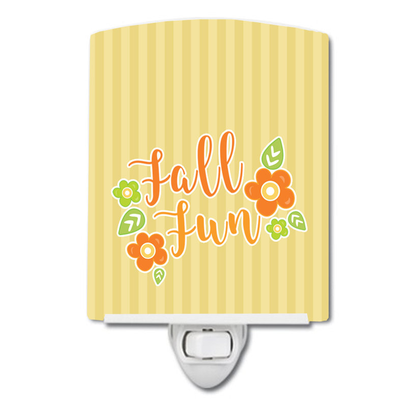 Fall Fun Stripes Night Light