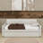 Twin Upholstery Daybed With Trundle And USB-117086720